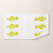 "Joyeuses cartes" sur un ensemble de serviettes de (Serviette à main)