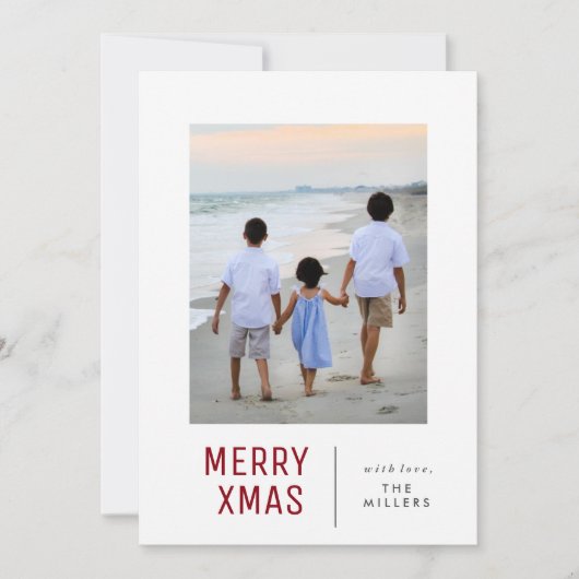 Joyeuses cartes Xmas | NOËL (Devant)