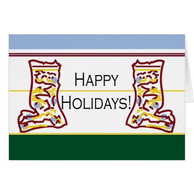 Joyeuses Chaussettes de Noël (Devant horizontal)