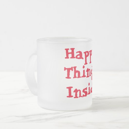 Joyeuses choses à l'intérieur de Mug (Devant gauche)