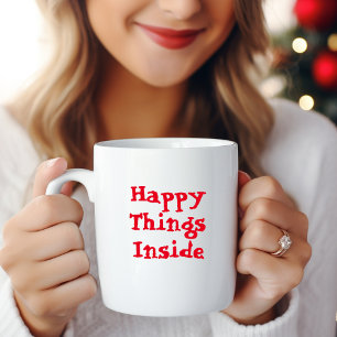 Joyeuses choses à l'intérieur de Mug