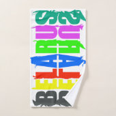 Joyeuses couleurs Biélorussie (Serviette à main)