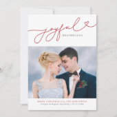 Joyeuses débuts Nouvelle mariée première carte de  (Devant)