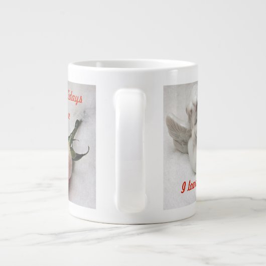 Joyeuses fêtes Angel Mug (Dos)
