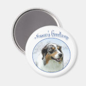 Joyeuses Fêtes australiens - Magnet (Recto/Verso)