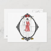 Joyeuses Fêtes Briefkaart (Voorkant / Achterkant)