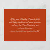 Joyeuses fêtes. Carte de Noël Fine Art (Dos)