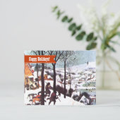 Joyeuses fêtes. Carte de Noël Fine Art (Debout devant)