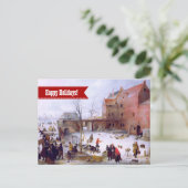 Joyeuses fêtes. Carte de Noël Fine Art (Debout devant)