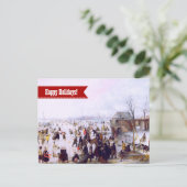 Joyeuses fêtes. Carte de Noël Fine Art (Debout devant)