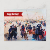 Joyeuses fêtes. Carte de Noël personnalisée (Devant)