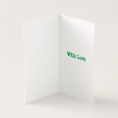 Joyeuses fêtes Carte de Noël simple (Inside)