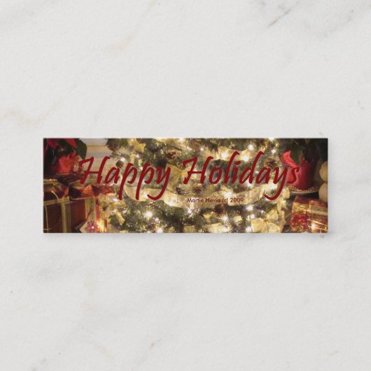 Joyeuses fêtes - Carte de profil (Devant)