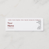 Joyeuses fêtes - Carte de profil (Dos)