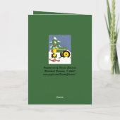 Joyeuses fêtes ! Carte de vœux (Dos)