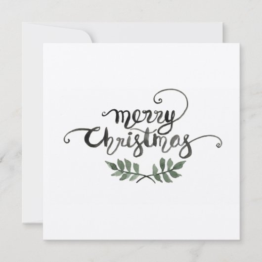 Joyeuses fêtes, carte de voeux de Noël (Devant)