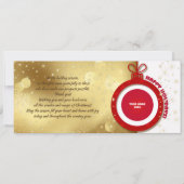 Joyeuses fêtes. Carte d'entreprise Logo personnali (Devant)