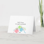 Joyeuses fêtes ! - Carte d'ornement (Dos)