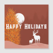 Joyeuses Fêtes - Carte Magnétique (Devant)