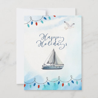 Joyeuses Fêtes - Carte Naútíque