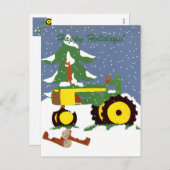 Joyeuses fêtes ! Carte postale (Devant / Derrière)