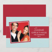 Joyeuses Fêtes | CARTE VACANCES (Devant / Derrière)