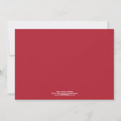 Joyeuses Fêtes | CARTE VACANCES (Dos)