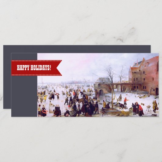 Joyeuses fêtes. Cartes de voeux de Noël (Devant / Derrière)