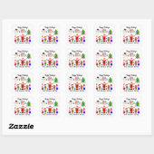 Joyeuses fêtes Collecte de Noël #1 Stickers (Feuille)
