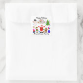 Joyeuses fêtes Collecte de Noël #1 Stickers (Sac)