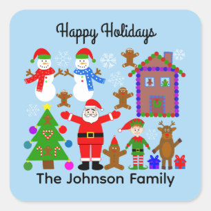 Joyeuses fêtes Collecte de Noël #2 Stickers