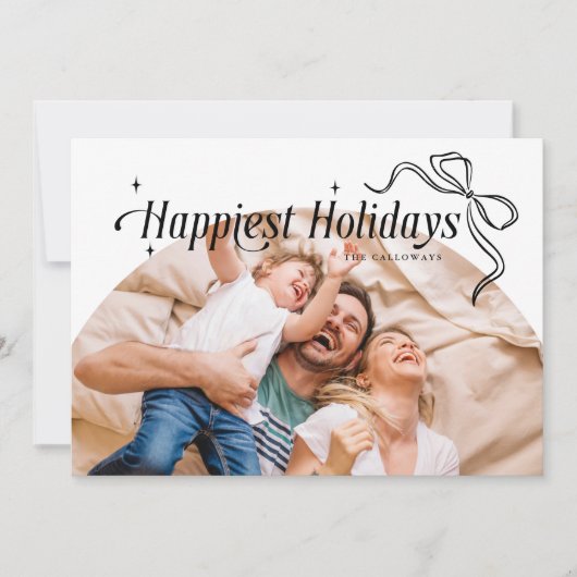 Joyeuses Fêtes de Noël Carte (Devant)