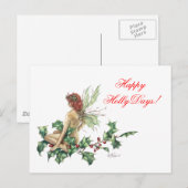 Joyeuses Fêtes de Noël !  Carte postale d'art fant (Devant / Derrière)