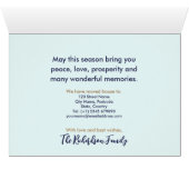 Joyeuses Fêtes de notre nouvelle voie d'hiver (Intérieur Horizontal (Bas))