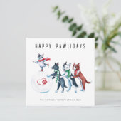 Joyeuses fêtes de Pawlidays Vétérinaire de vacance (Debout devant)