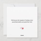 Joyeuses fêtes de Pawlidays Vétérinaire de vacance (Dos)