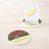 Joyeuses Fêtes Dessous de Verre en Grès (Côté)
