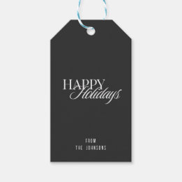 Joyeuses Fêtes | Étiquettes de Cadeaux Personnalis
