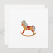 Joyeuses Fêtes : Invitations de Chevaux (Devant / Derrière)