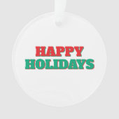 Joyeuses Fêtes Joyeux Noël Période de Vacances (devant)