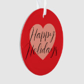 Joyeuses Fêtes Joyeux Noël Période de Vacances Cœu (devant)