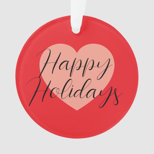 Joyeuses fêtes Joyeux Noël Temps de Noël Coeur (devant)