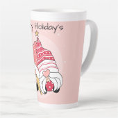 Joyeuses fêtes Latte Mug (Angle droit)