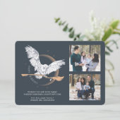 Joyeuses fêtes Livraison Hedwig | Carte photo de f (Debout devant)