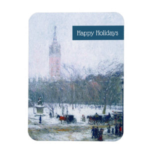 Joyeuses fêtes. Magnets cadeaux de Noël en beaux-a