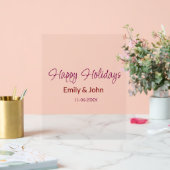 joyeuses fêtes maron nom date hiver noël bo (Mariage)