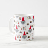 Joyeuses fêtes mug affaires rouge vert Noël (Devant gauche)