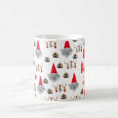 Joyeuses fêtes mug affaires rouge vert Noël (Centre)