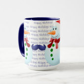Joyeuses fêtes Noël Mug (Devant gauche)