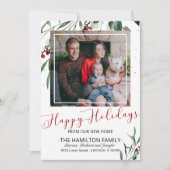 Joyeuses Fêtes Nouvelle Maison Moving Faire-part P (Devant)